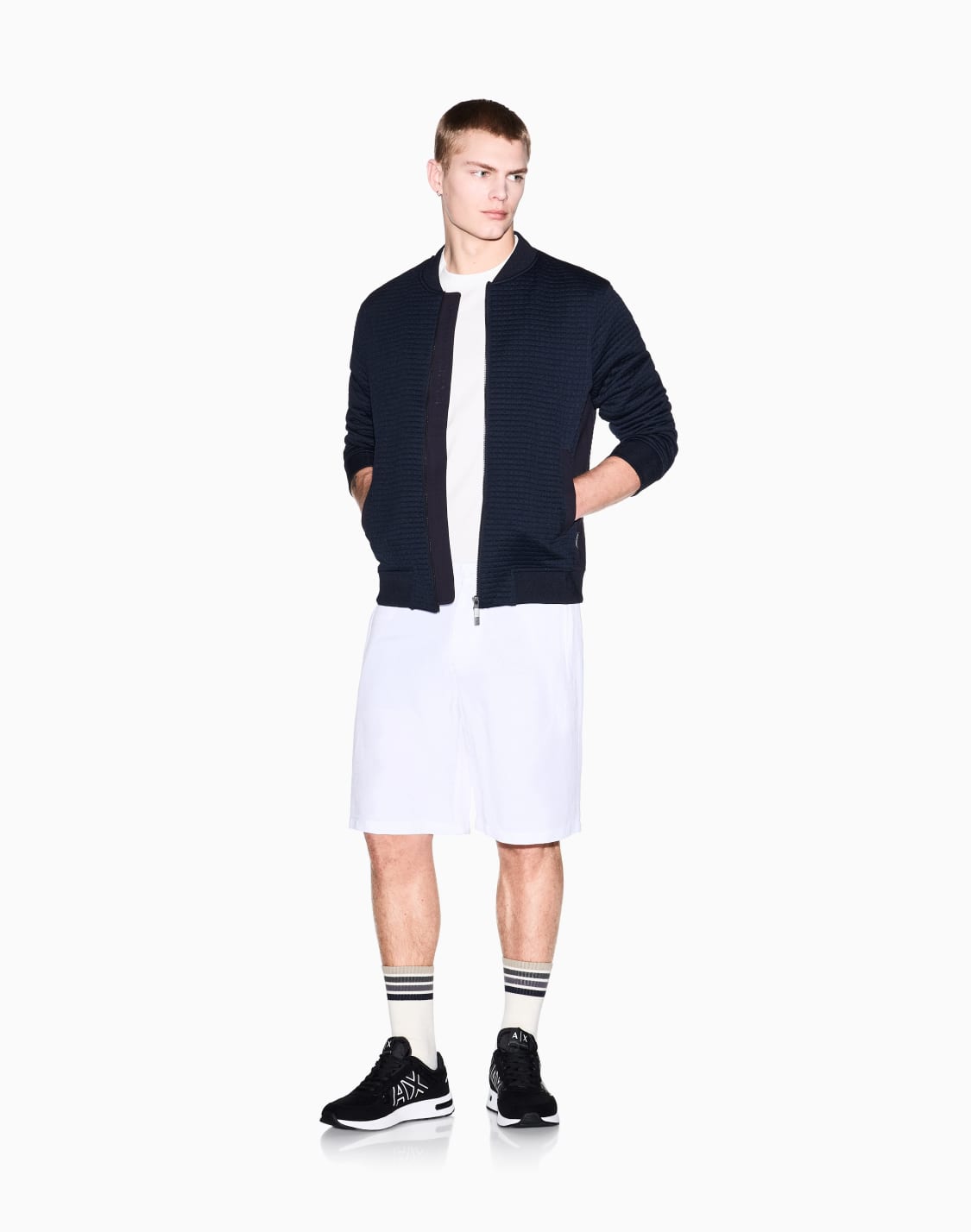 bermudas-de-gabardina-elstica-blanco--armani-exchange