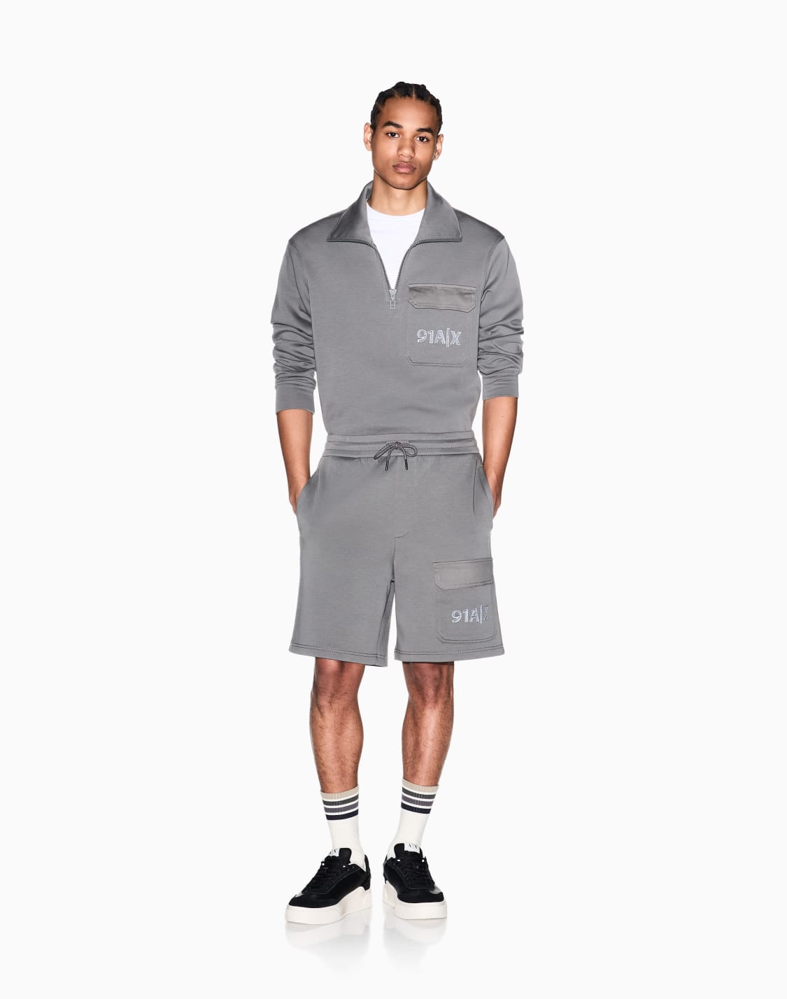 bermuda-shorts-in-cotton-grey--armani-exchange