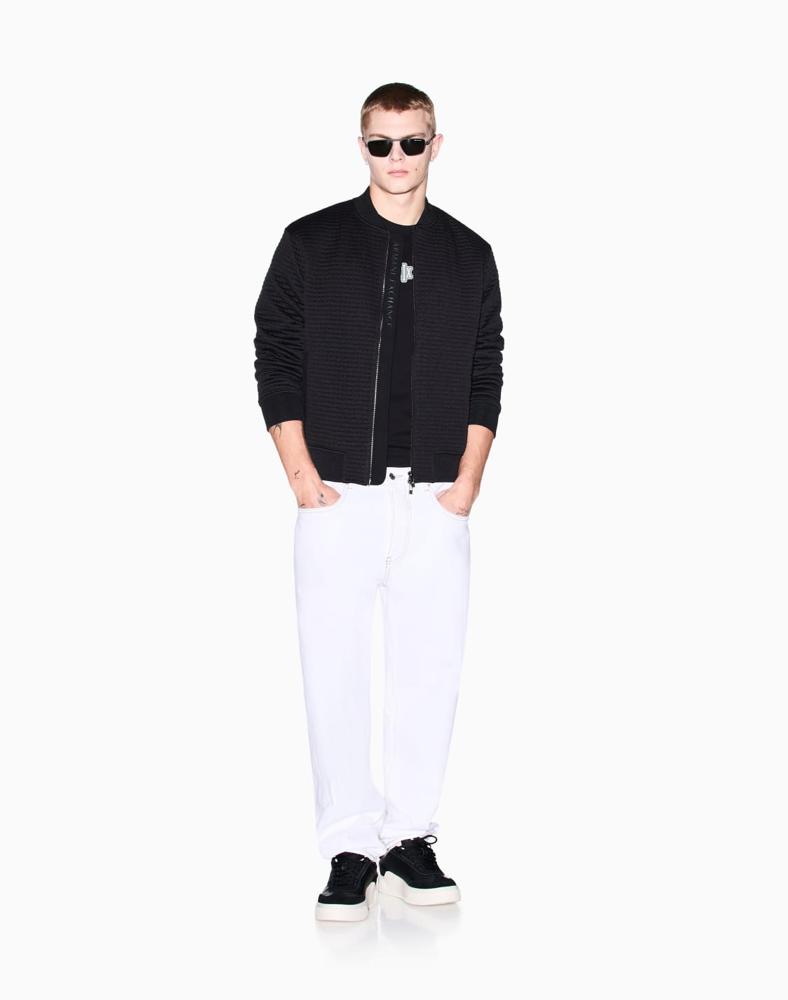 blouson-in-mixed-fabric-black--armani-exchange