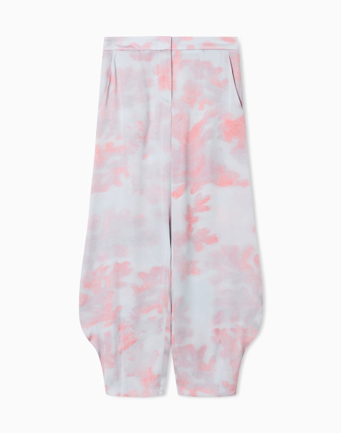 rounded-hem-trousers-in-coral-print-silk-light-blue--giorgio-armani