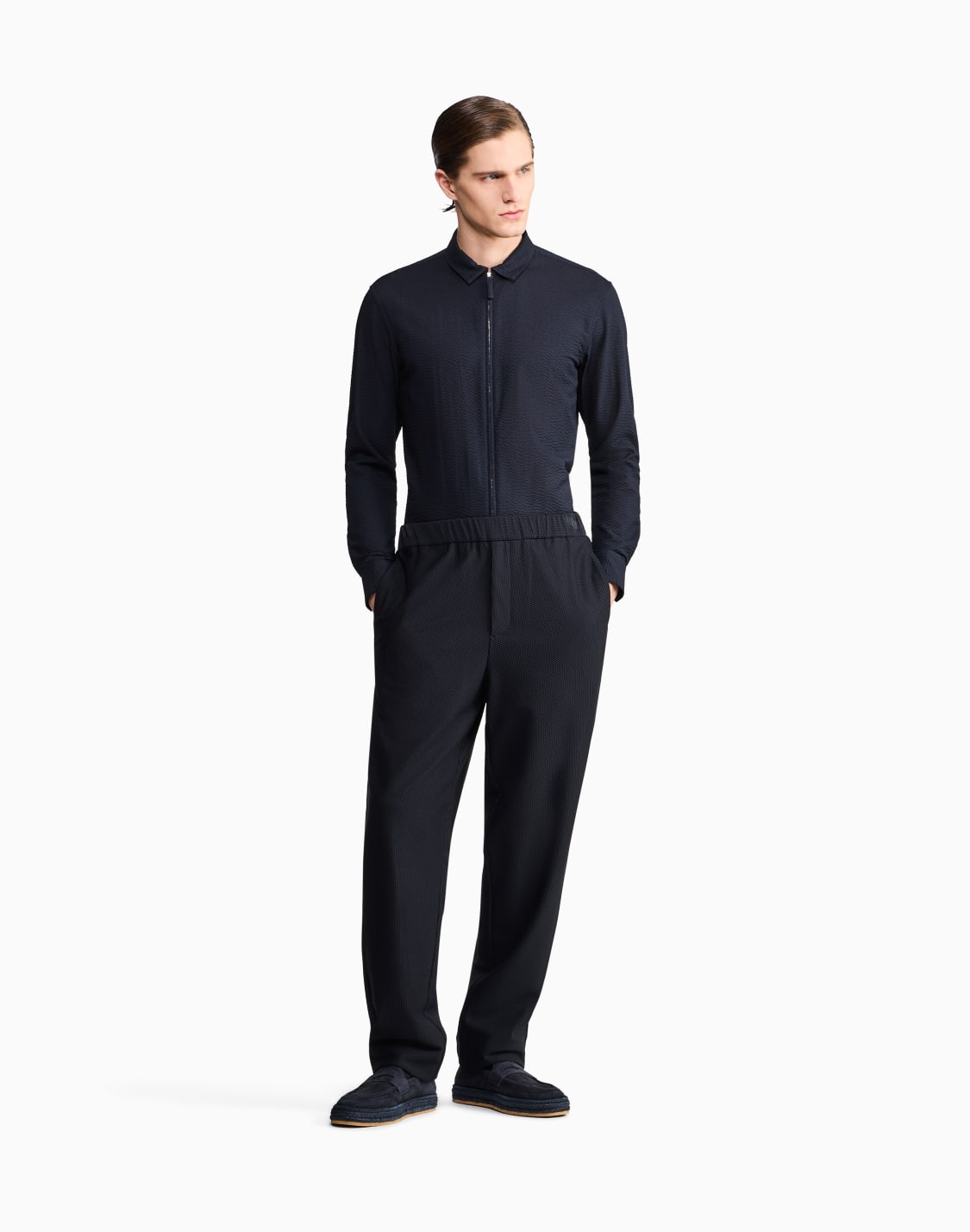 slim-fit-cotton-seersucker-shirt-with-zip-navy-blue--giorgio-armani