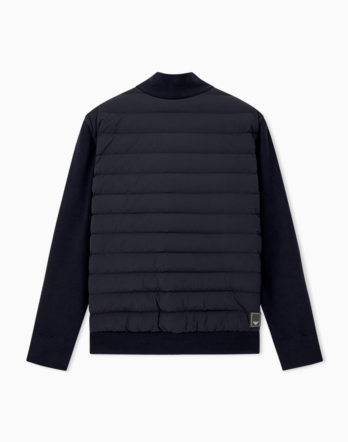 stretch-nylon-down-jacket-with-knit-sleeves-travel-essential-navy-blue--emporio-armani