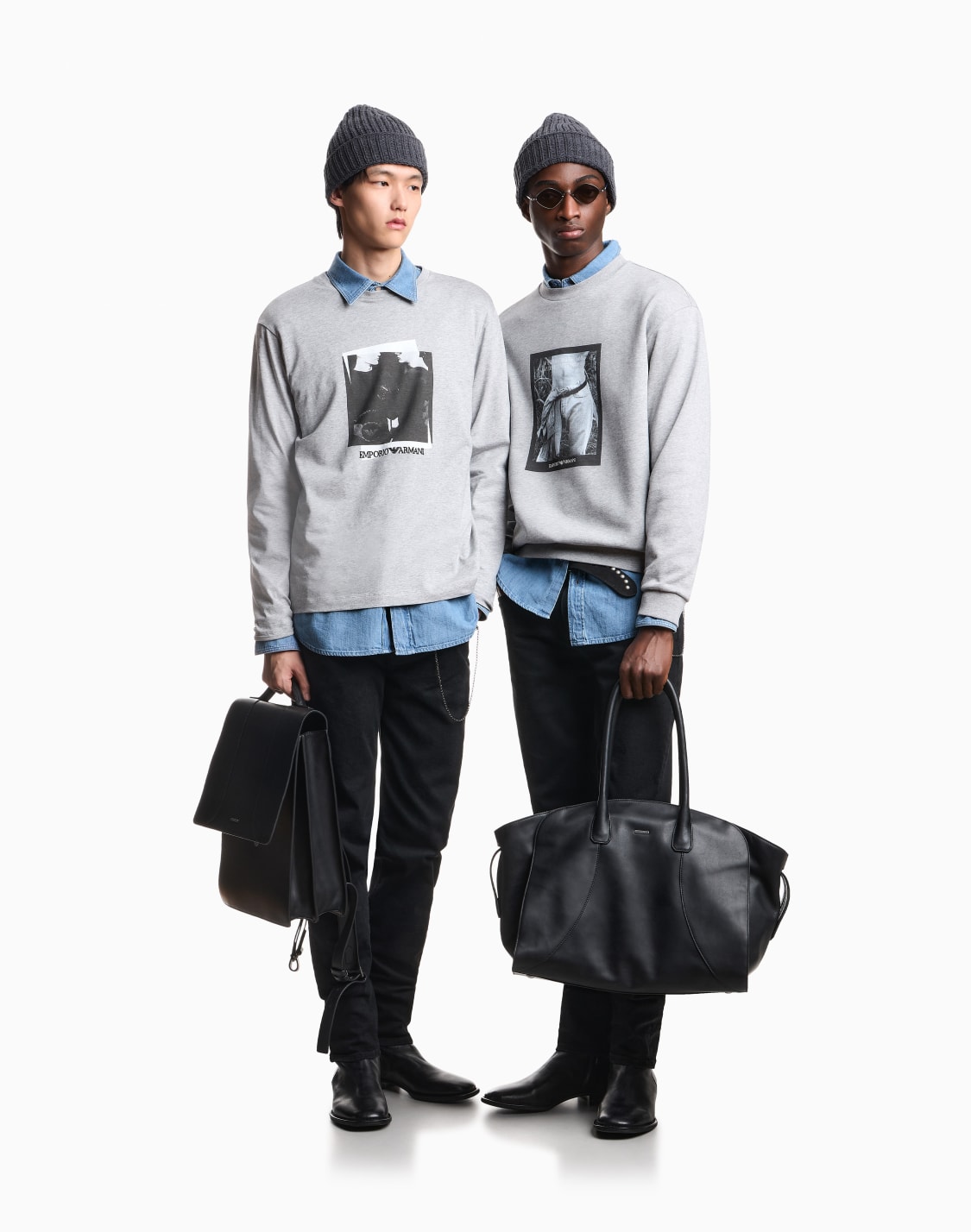sweatshirts-without-hood-grey--emporio-armani