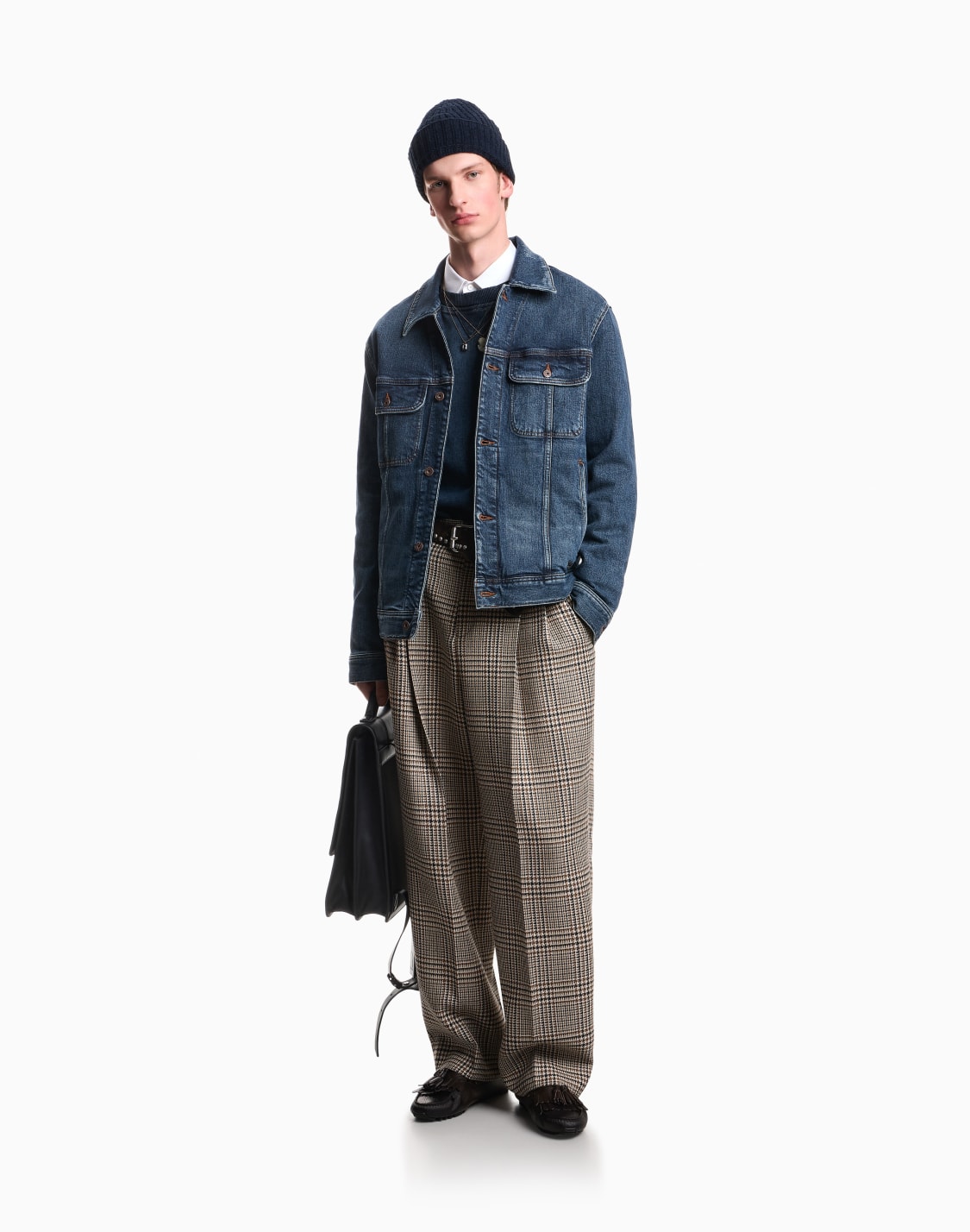 cotton-denim-crew-neck-sweatshirt-with-ribbed-trims-blue--emporio-armani