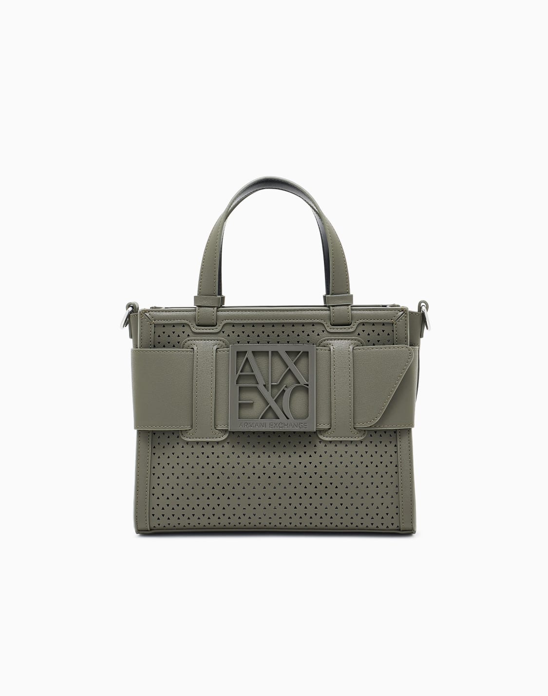 shopper-in-monochrome-technical-fabric-green--armani-exchange