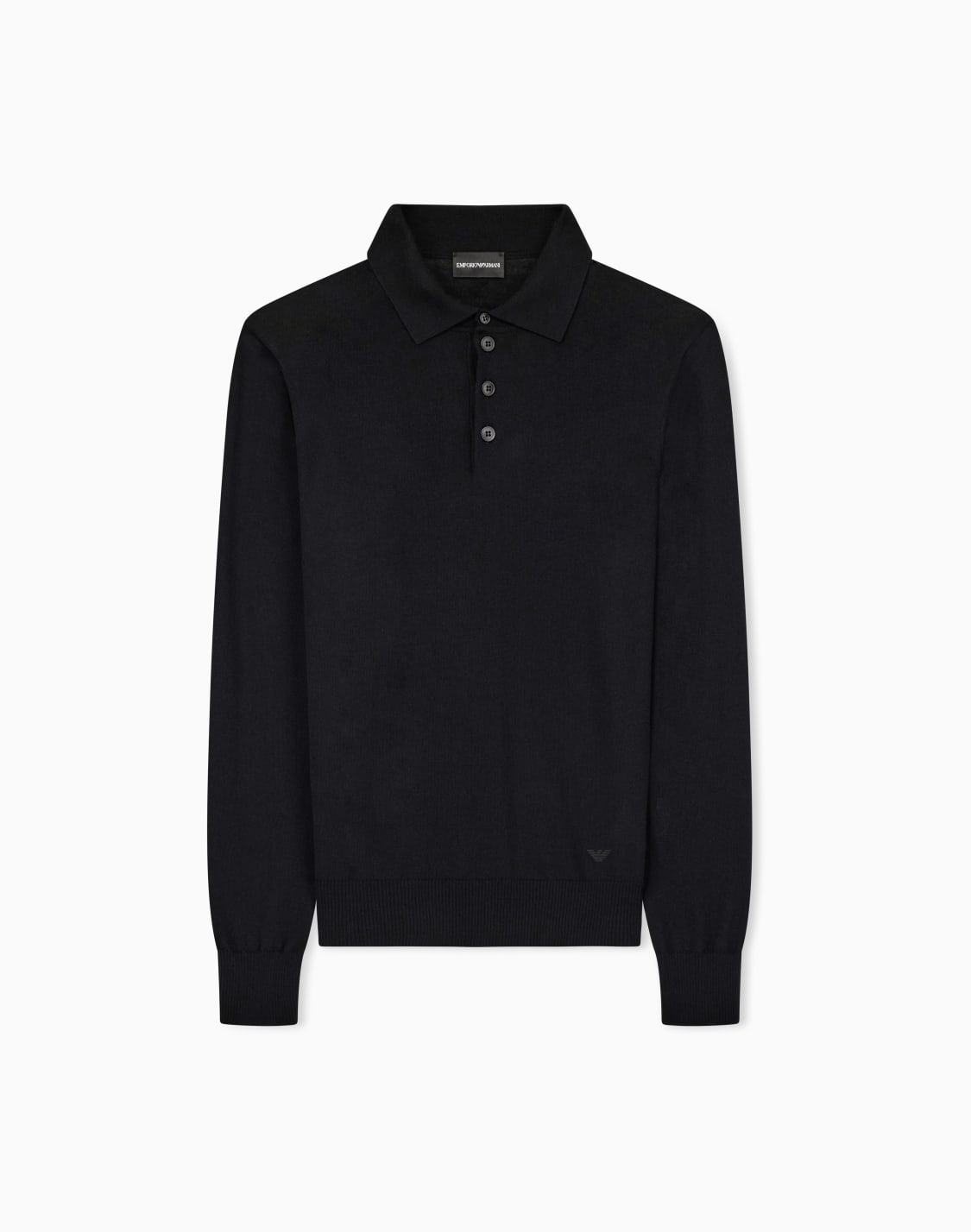 pure-virgin-wool-jumper-with-polo-shirt-collar-black--emporio-armani