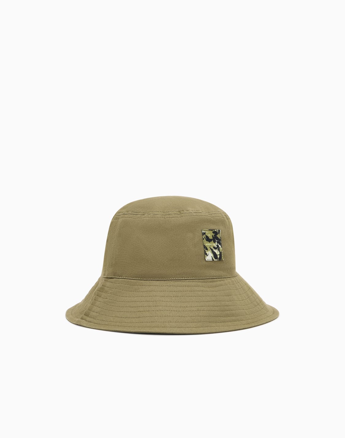 bucket-hat-in-cotton-twill-green--armani-exchange