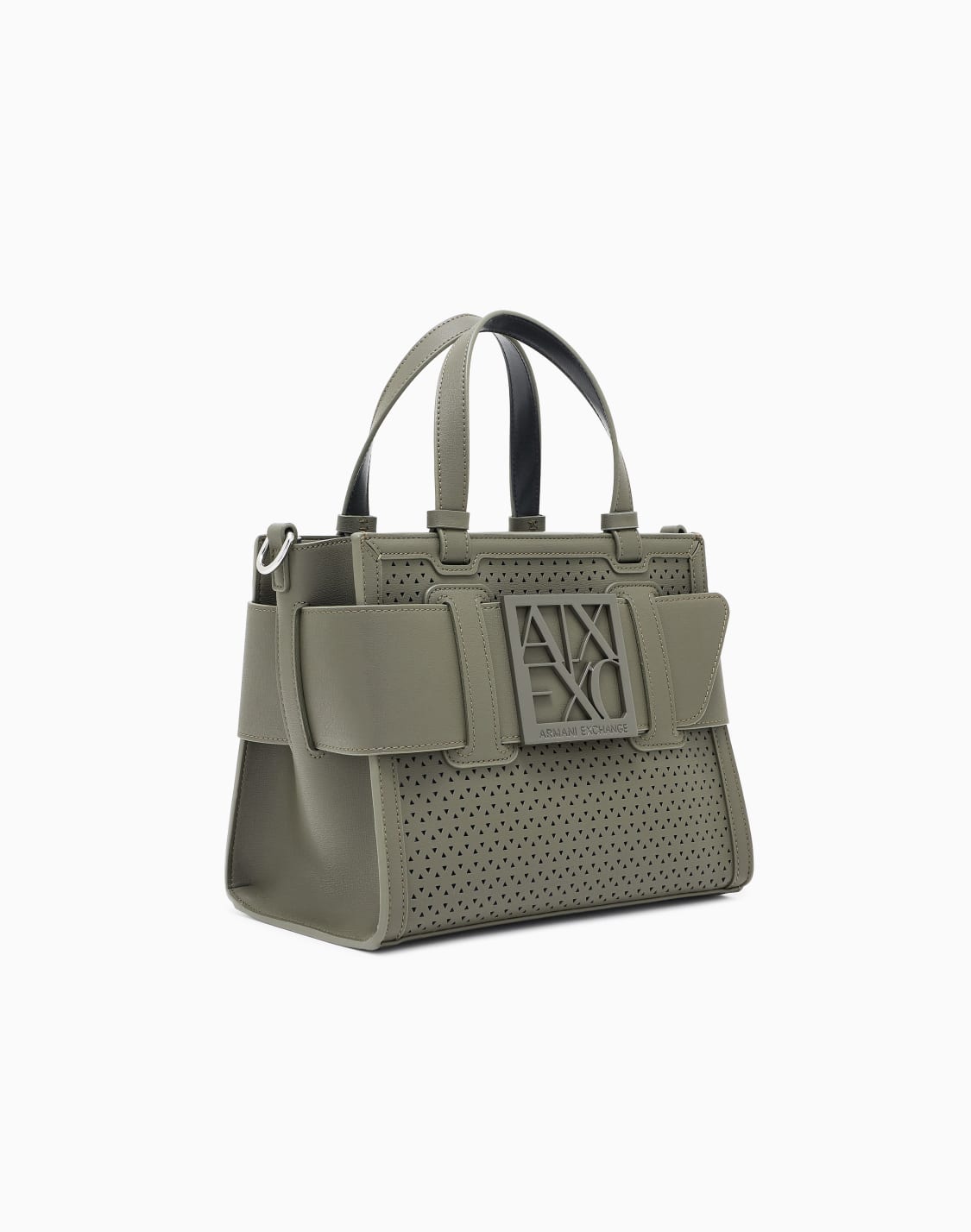 shopper-in-monochrome-technical-fabric-green--armani-exchange