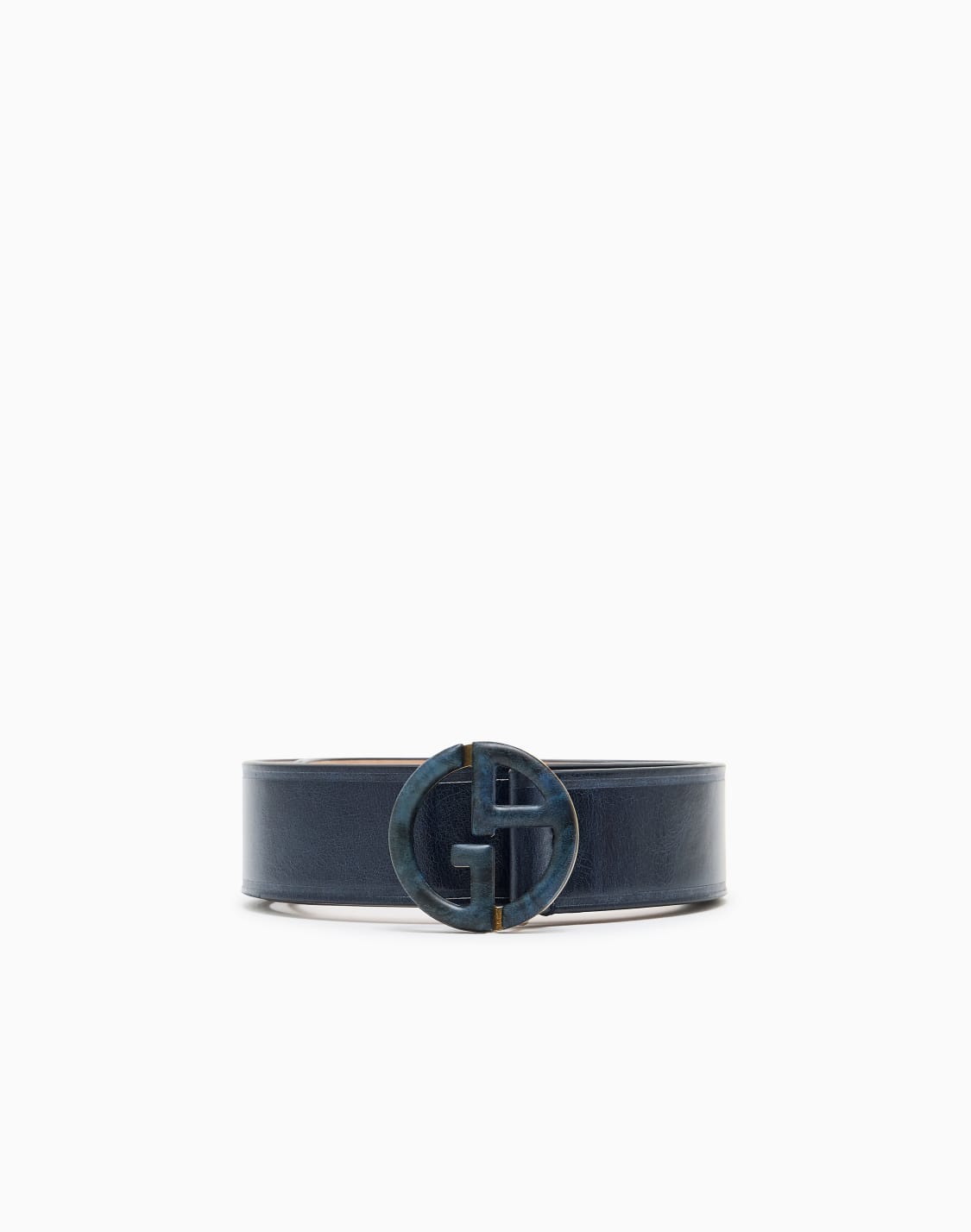 cintura-in-pelle-liscia-con-placca-e-logo-blu--giorgio-armani