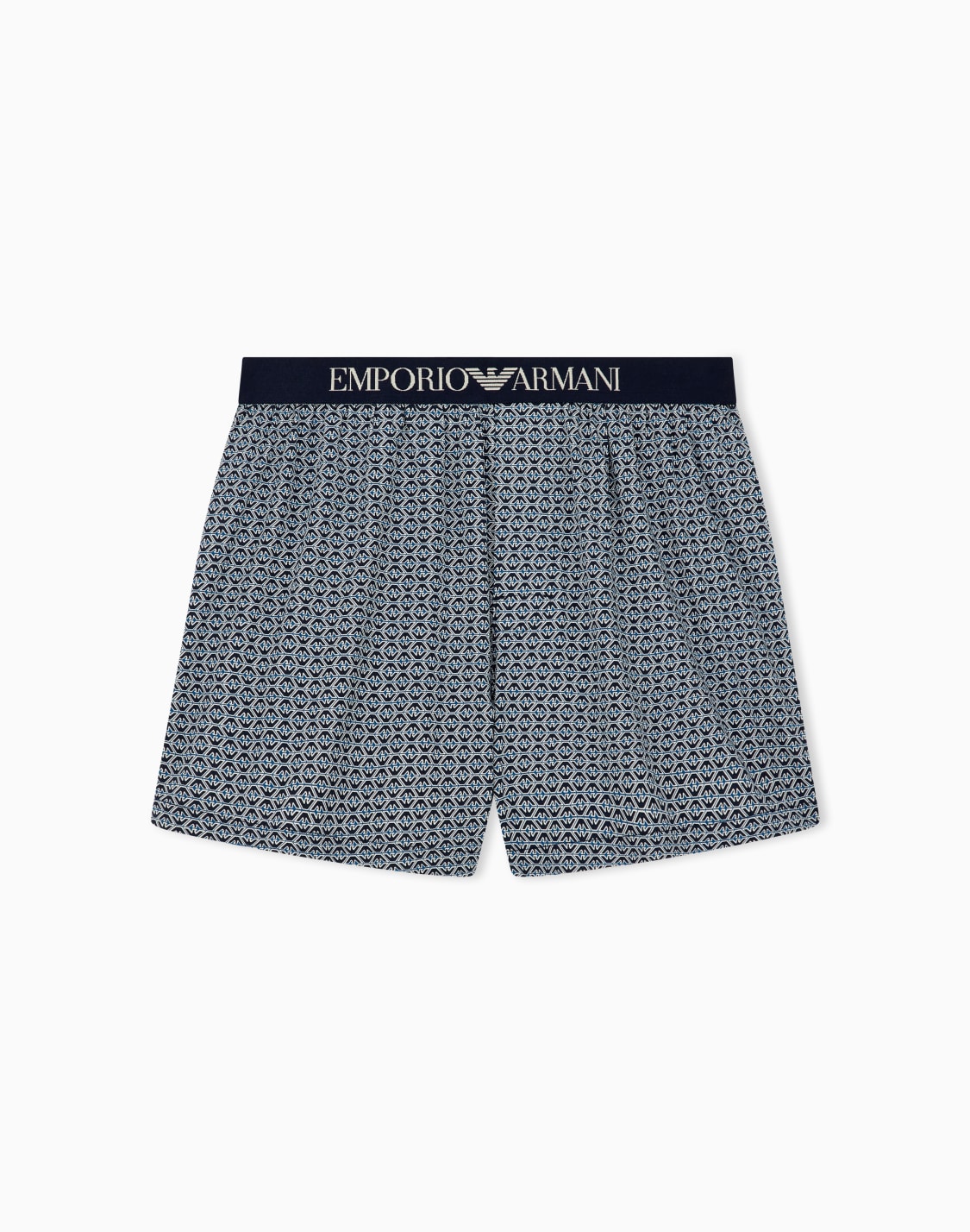 boxer-shorts-in-striped-cotton-jersey-with-logo-waistband-블루--emporio-armani