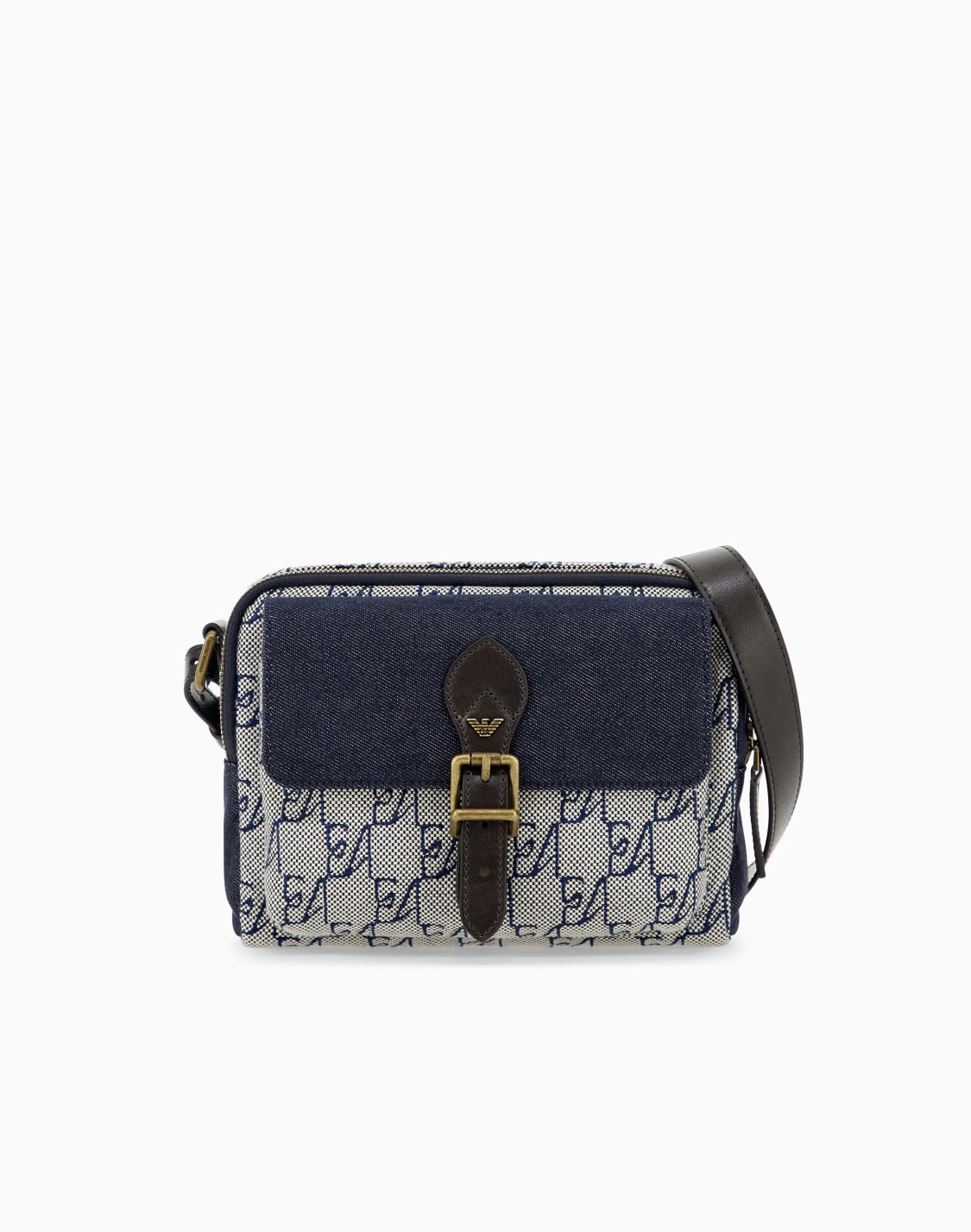 crossbody-bag-in-cotton-with-monogram-pattern-and-buckle-blue--emporio-armani
