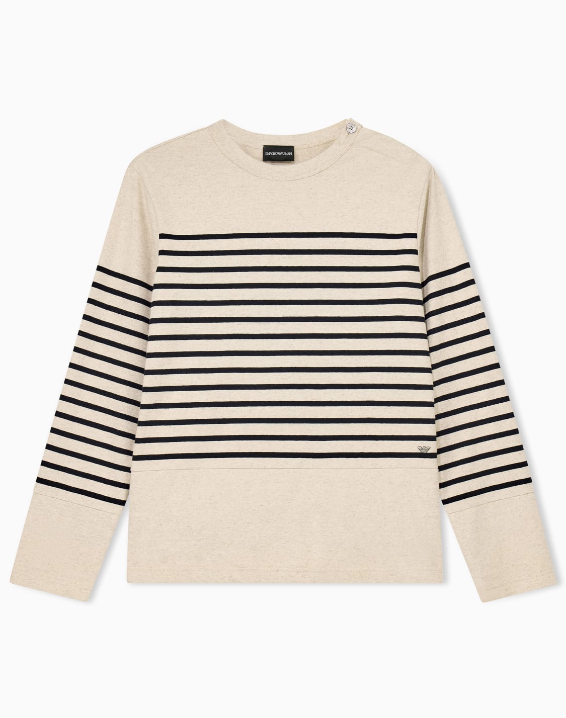 t-shirt-marinire-en-coton-et-lin-avec-bouton-sur-lpaule-blanc--emporio-armani