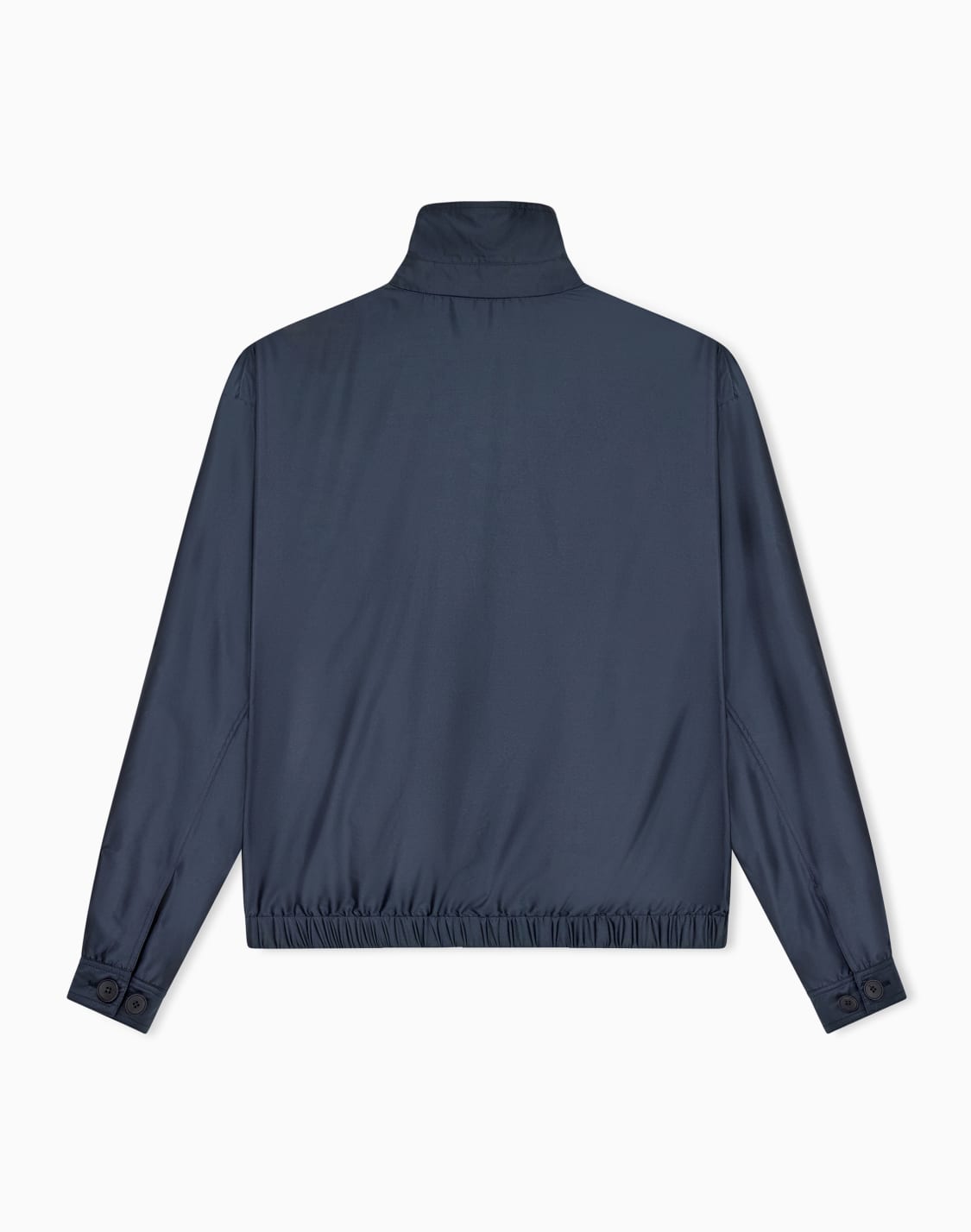 blouson-jacket-in-satin-effect-silk-with-a-high-collar-blue--emporio-armani