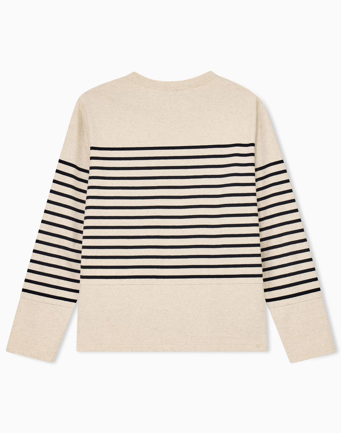 t-shirt-marinire-en-coton-et-lin-avec-bouton-sur-lpaule-blanc--emporio-armani
