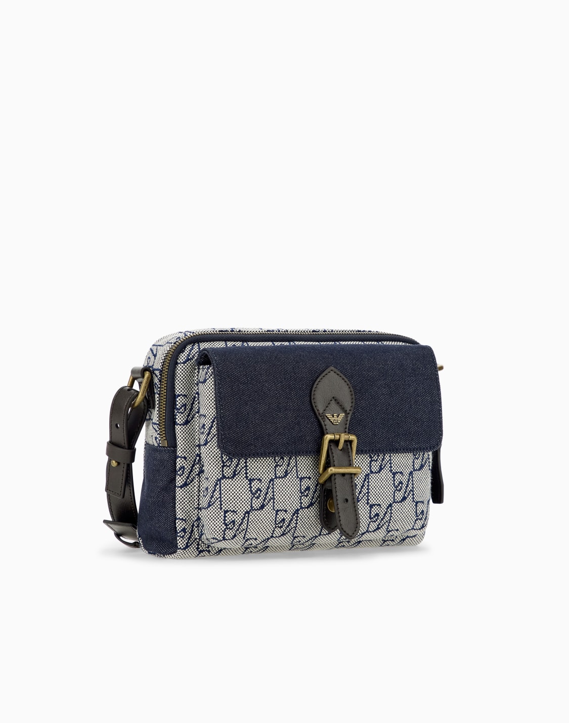 crossbody-bag-in-cotton-with-monogram-pattern-and-buckle-blue--emporio-armani