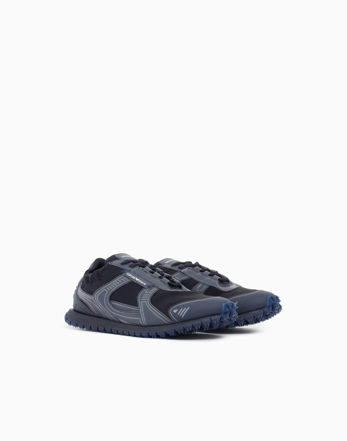 レスアップ-スニカ-リップストップメッシュ-ブル--emporio-armani