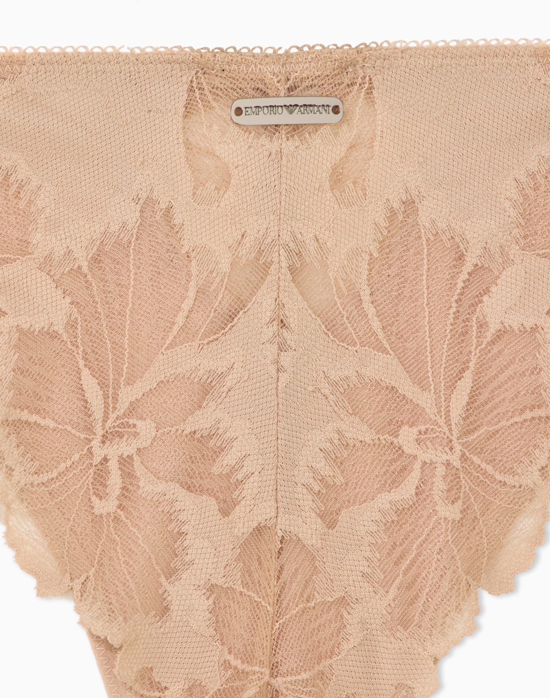 brazilian-jersey-thong-with-scalloped-floral-viscose-lace-beige--emporio-armani