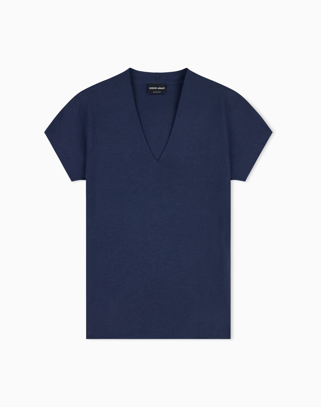 top-de-punto-con-cuello-en-v-azul-marino--giorgio-armani