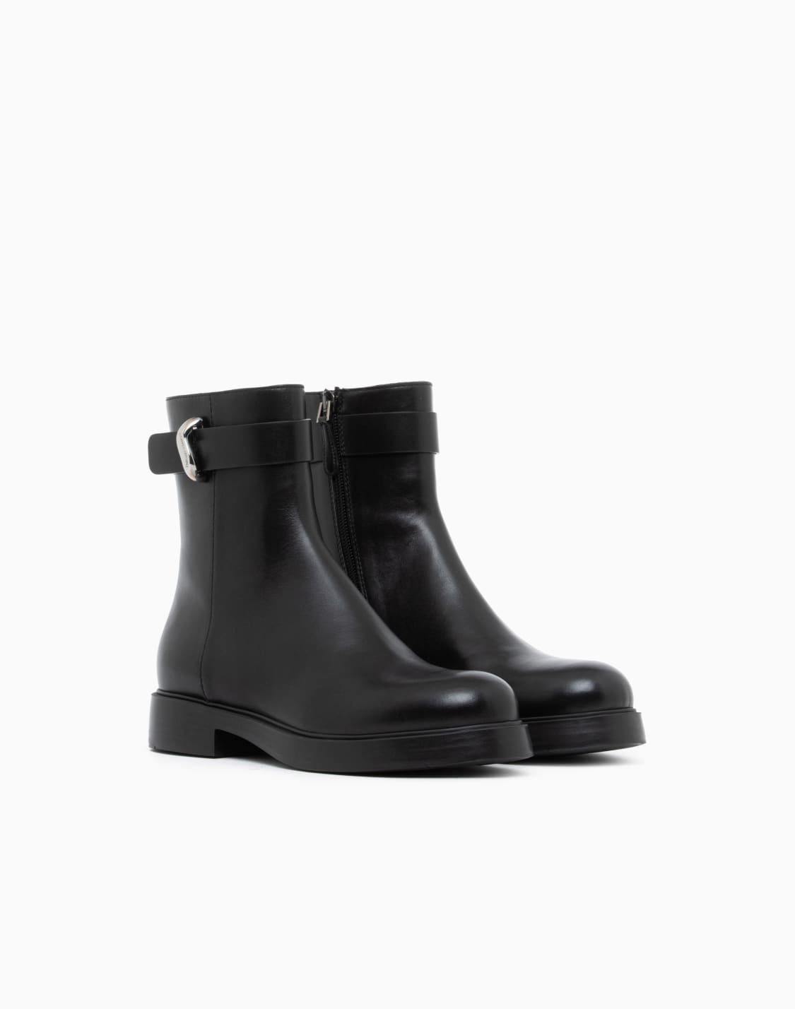 leather-ankle-boots-with-side-zip-and-buckled-strap-black--emporio-armani