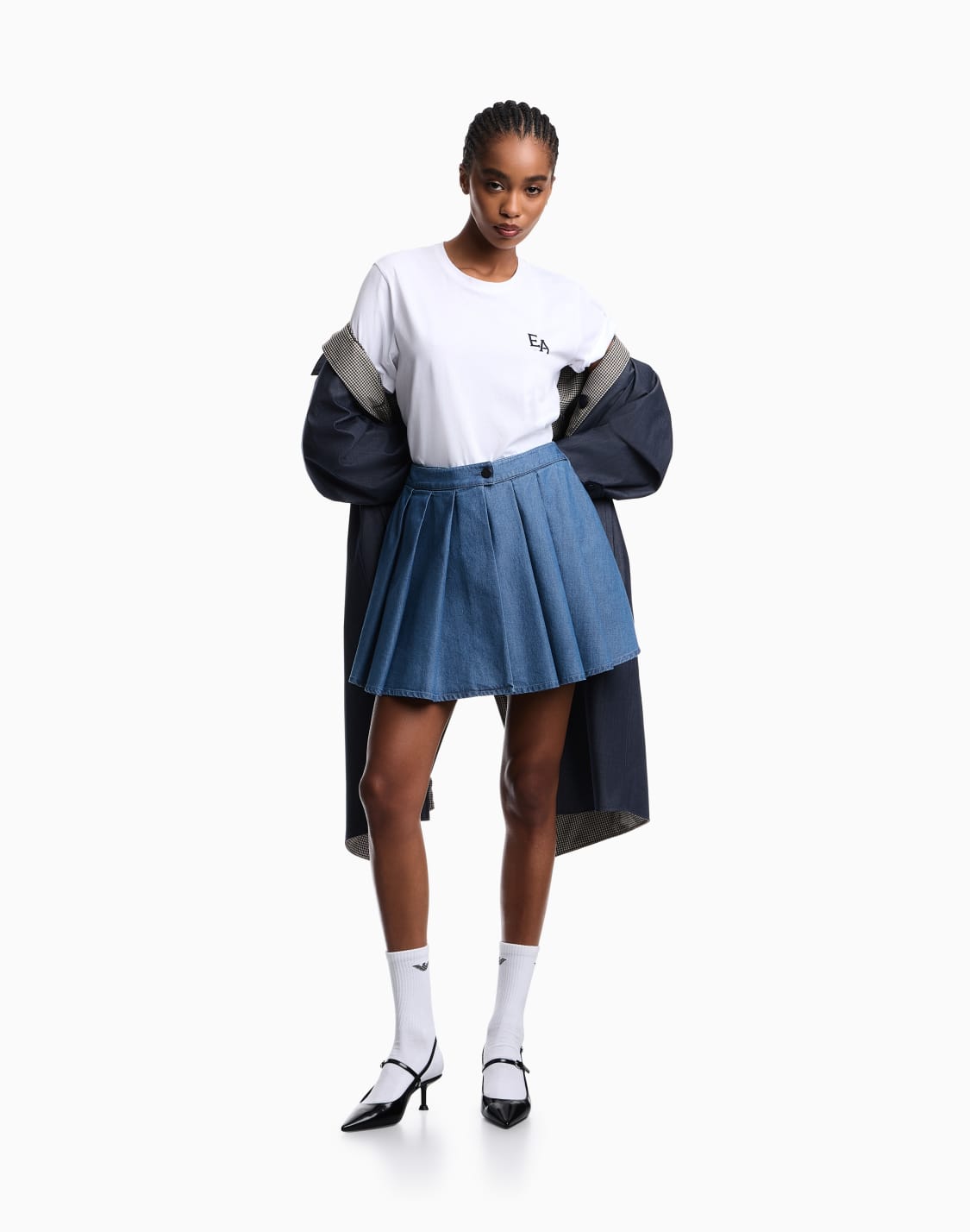 t-shirt-en-jersey-avec-imprim-eagle-club-blanc--emporio-armani