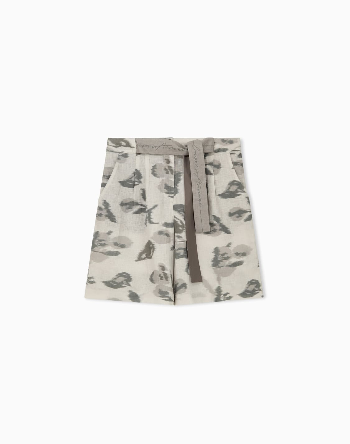 linen-bermuda-shorts-with-a-chin-flower-print-and-belt-patterned--emporio-armani