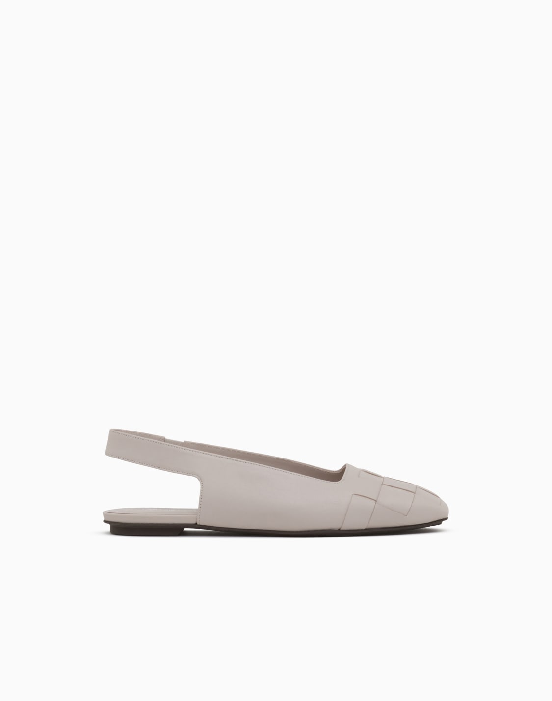 slingback-ballet-flats-in-leather-with-woven-detail-grey--emporio-armani