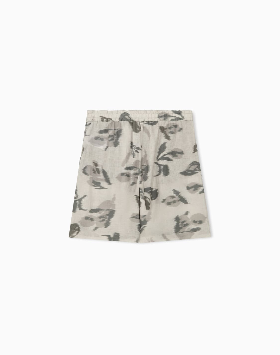 linen-bermuda-shorts-with-a-chin-flower-print-and-belt-patterned--emporio-armani