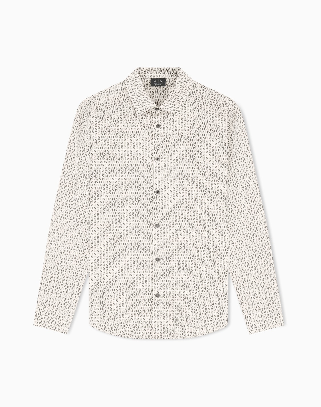 regular-fit-shirt-with-lettering-logo-beige--armani-exchange