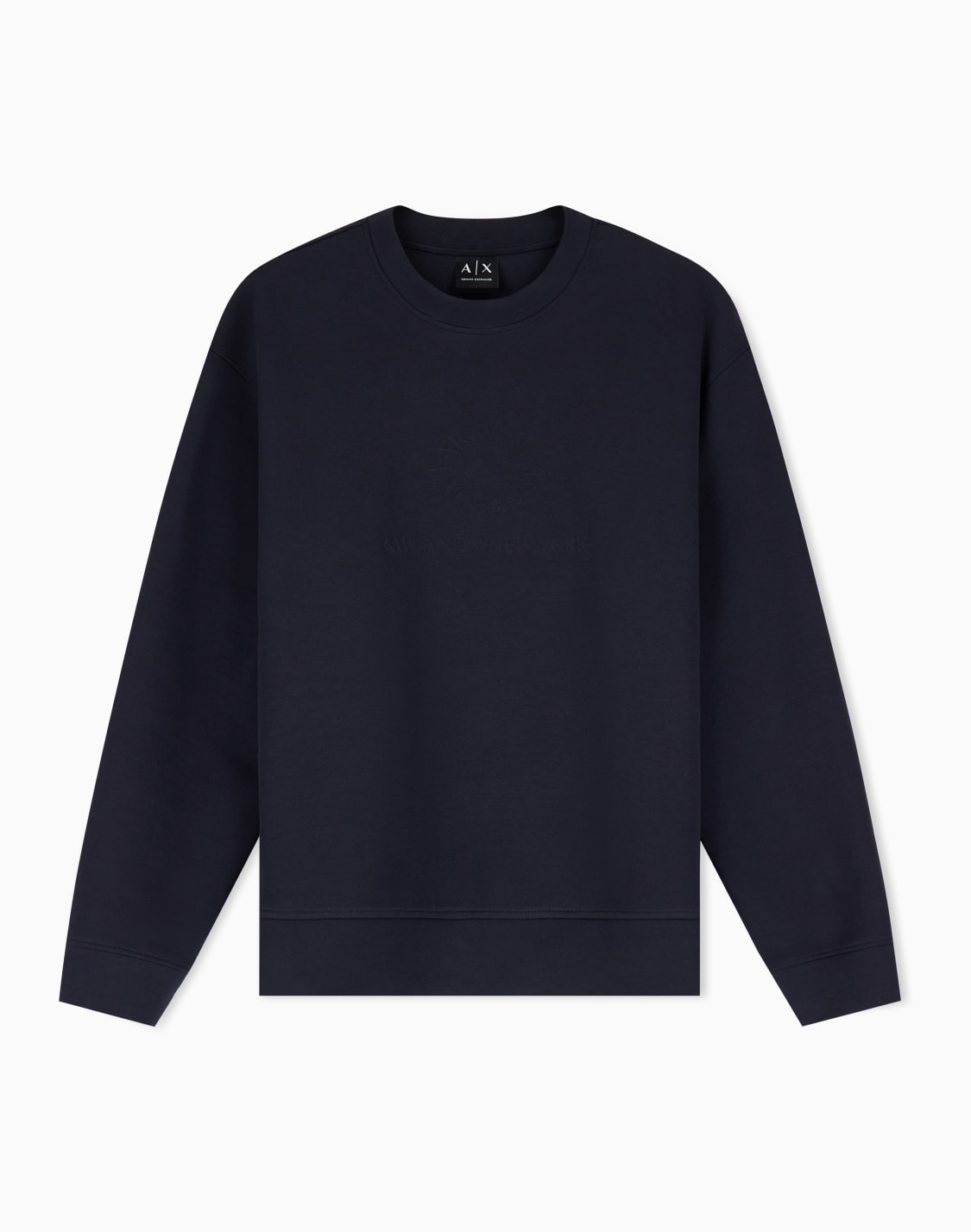 stretch-bonded-cotton-sweatshirt-navy-blue--armani-exchange