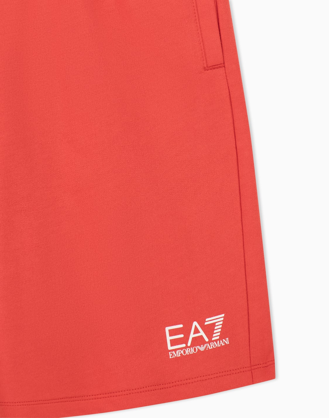 オンライン限定core-identity-ボイズ-バミュダパンツ-コットン-レッド--ea7