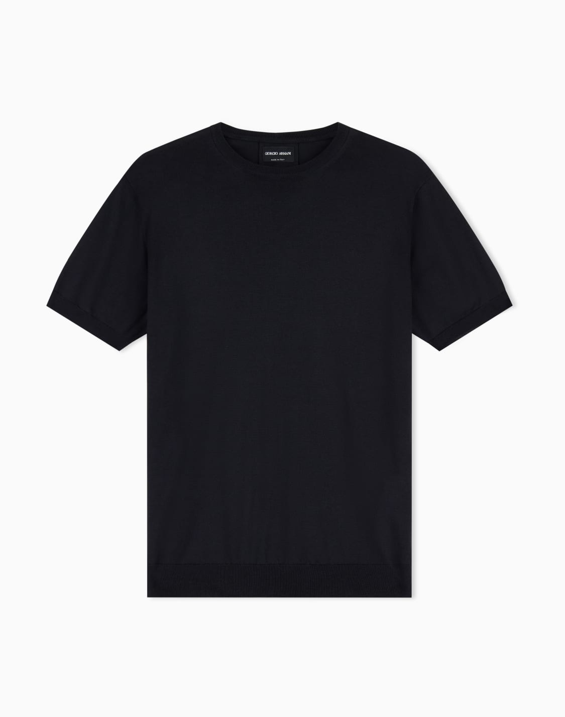 short-sleeved-crew-neck-jumper-in-silk-and-cotton-black--giorgio-armani