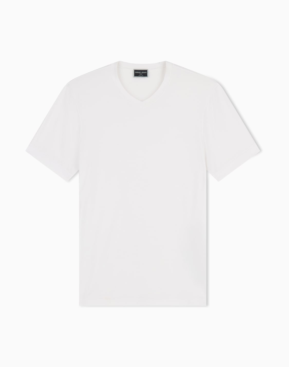 camiseta-icon-de-punto-de-viscosa-elstica-con-cuello-de-pico-blanco--giorgio-armani