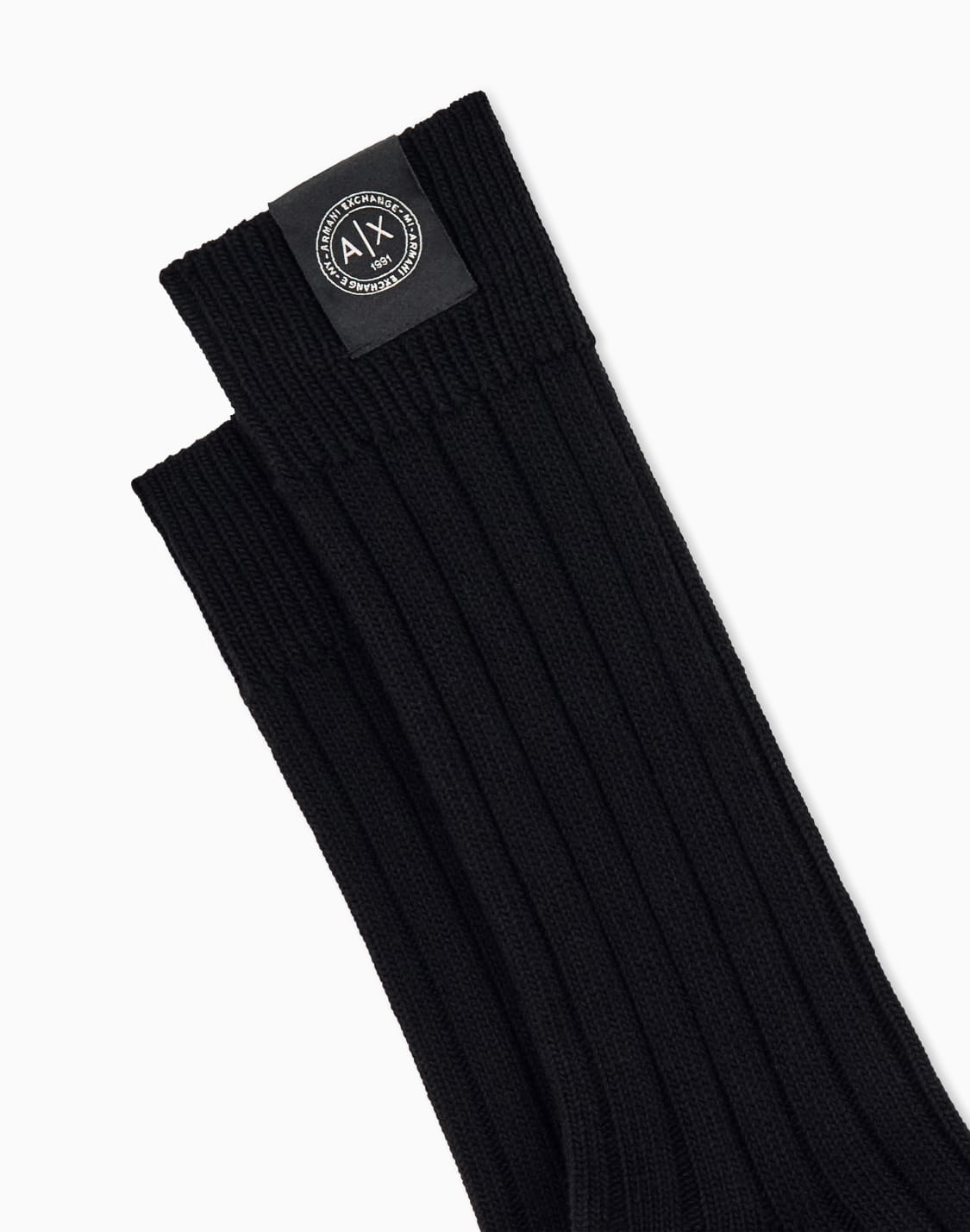 chaussettes-en-maille-de-coton-ctel-avec-cusson-noir--armani-exchange