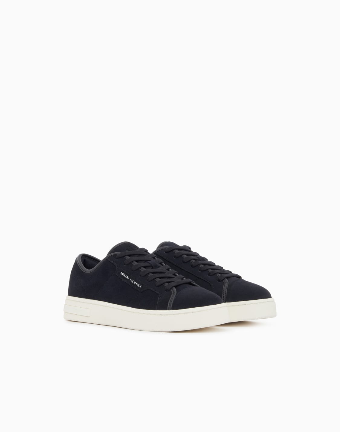 sneakers-in-suede-and-split-leather-with-a-rubber-sole-navy-blue--armani-exchange