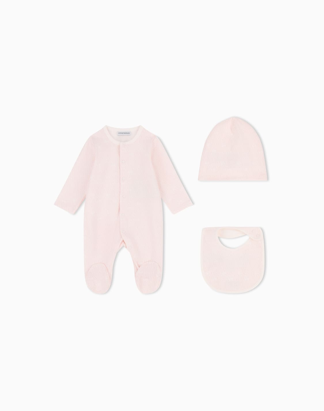 jersey-romper-bib-and-hat-set-with-all-over-ea-logo-pink--emporio-armani