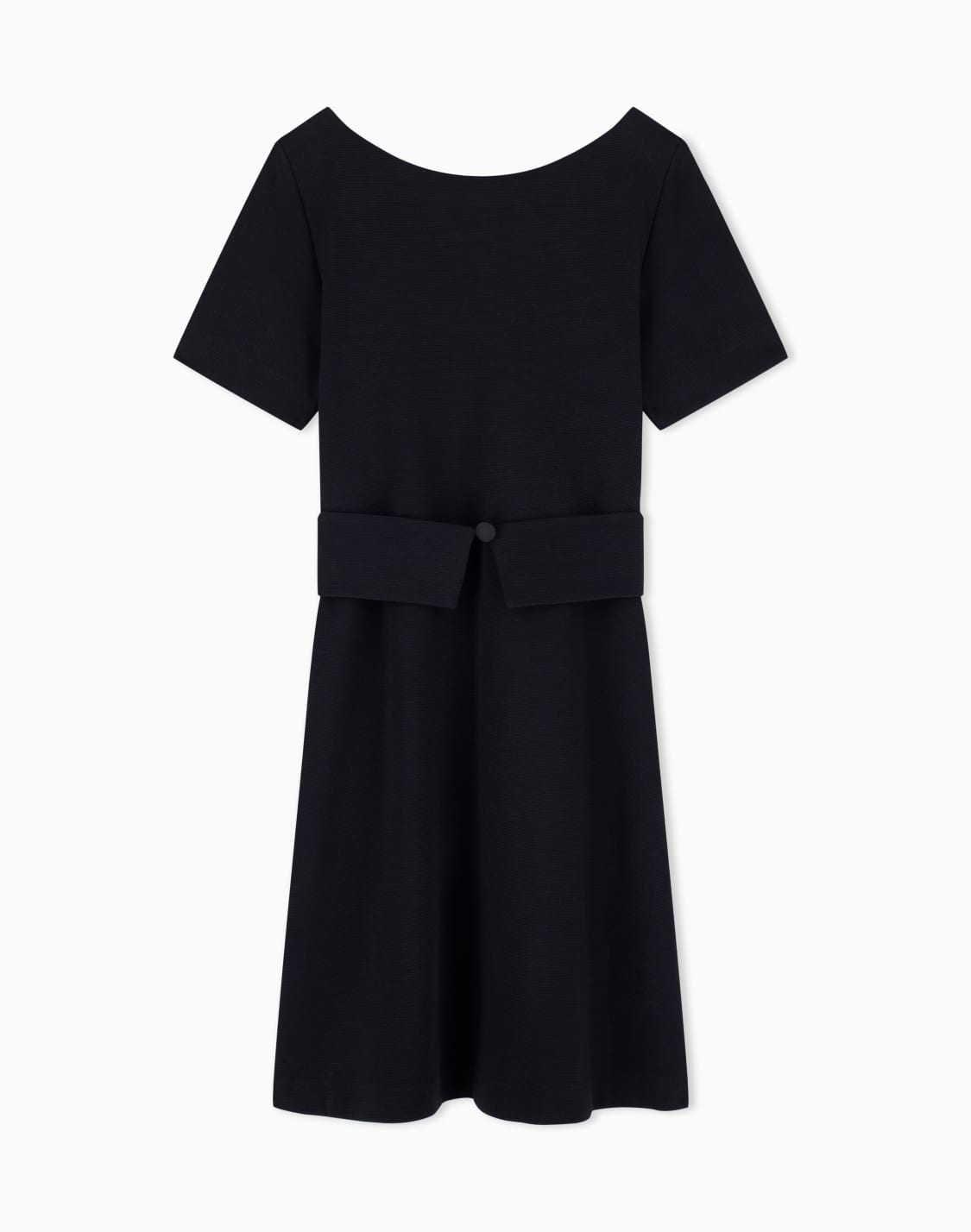 フレアドレス-オットマンジャジ-ブラック--emporio-armani