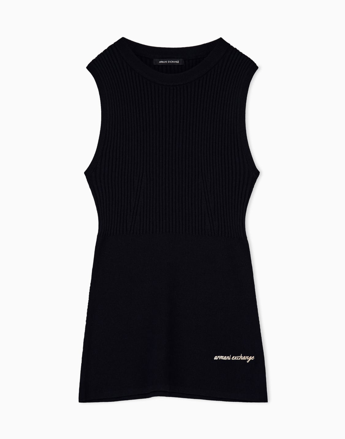 slim-fit-knit-top-in-recycled-viscose-blend-black--armani-exchange
