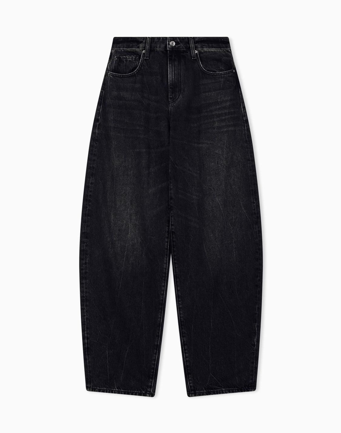 vaquero-holgado-de-algodn-desgastado-con-cinco-bolsillos-negro--armani-exchange