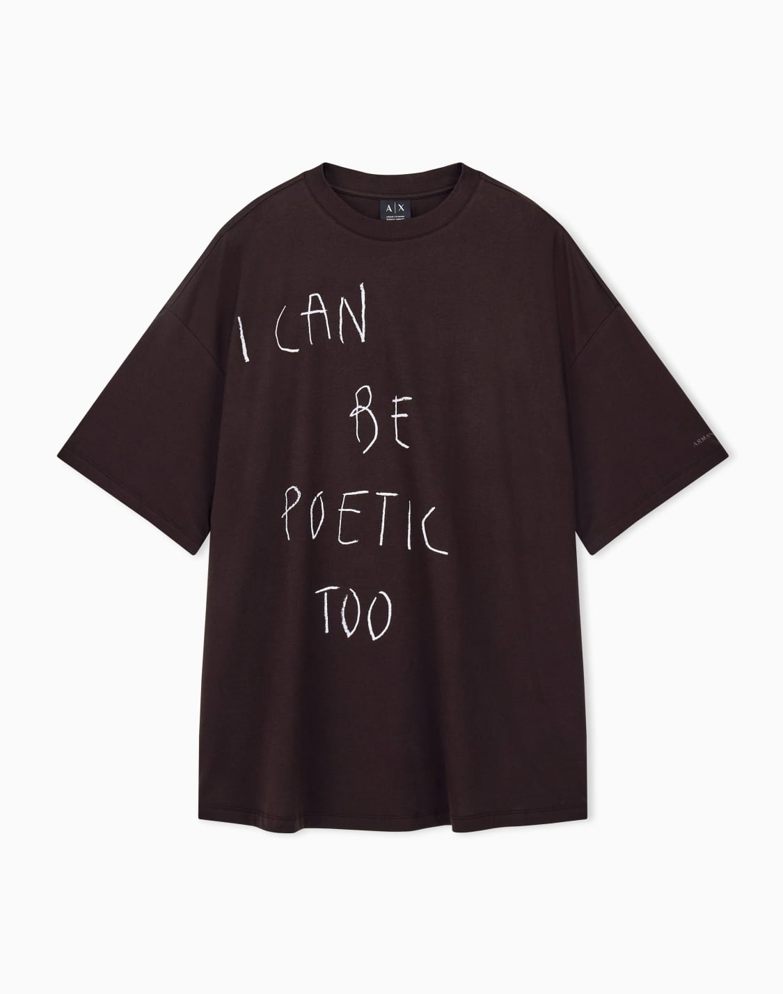 oversized-t-shirt-in-organic-cotton-jersey-brown--armani-exchange