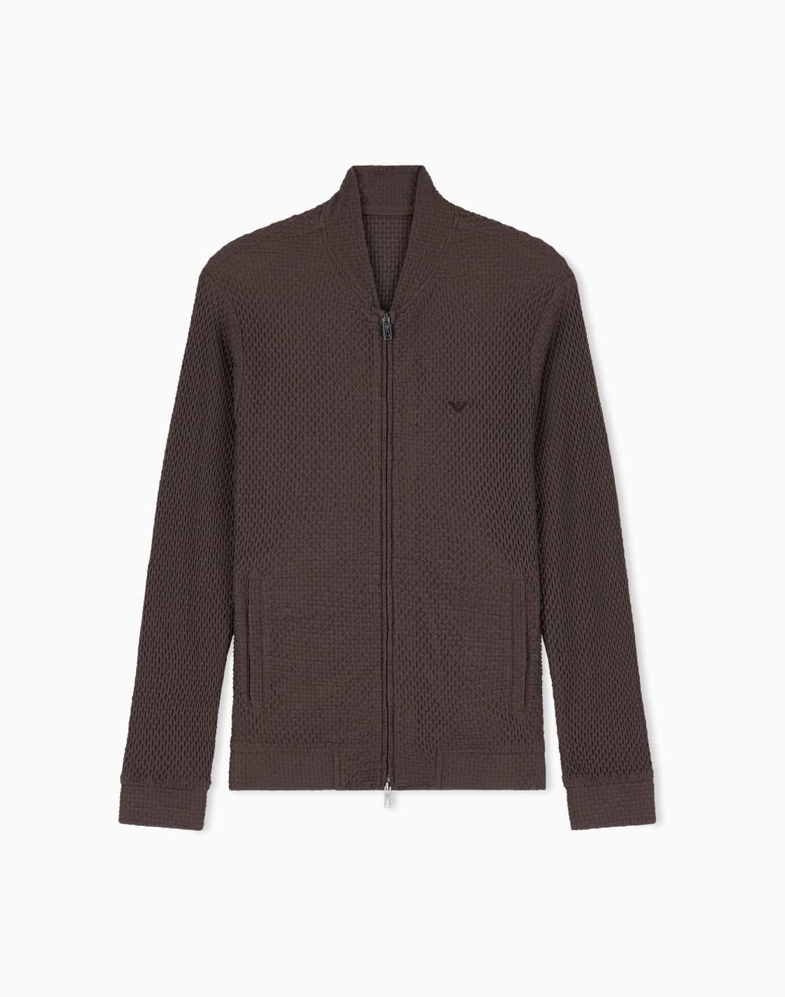 embossed-two-way-stretch-jersey-blouson-brown--emporio-armani