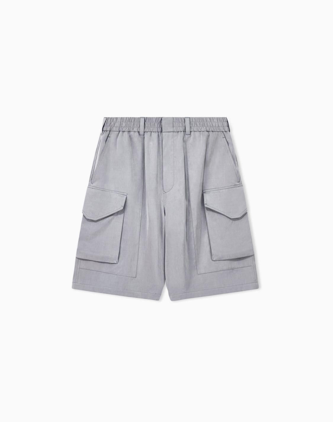 bermuda-oversized-shorts-in-washed-lyocell-poplin-grey--giorgio-armani