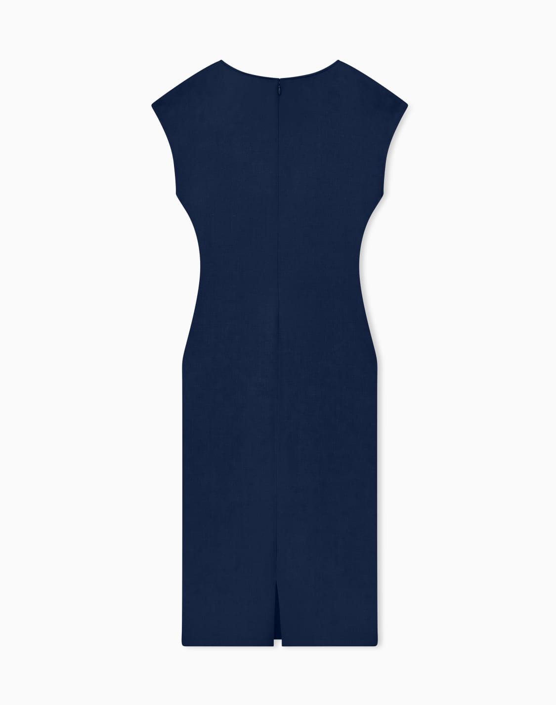slim-fit-short-sleeved-sheath-dress-in-stretch-viscose-cady-blue--giorgio-armani