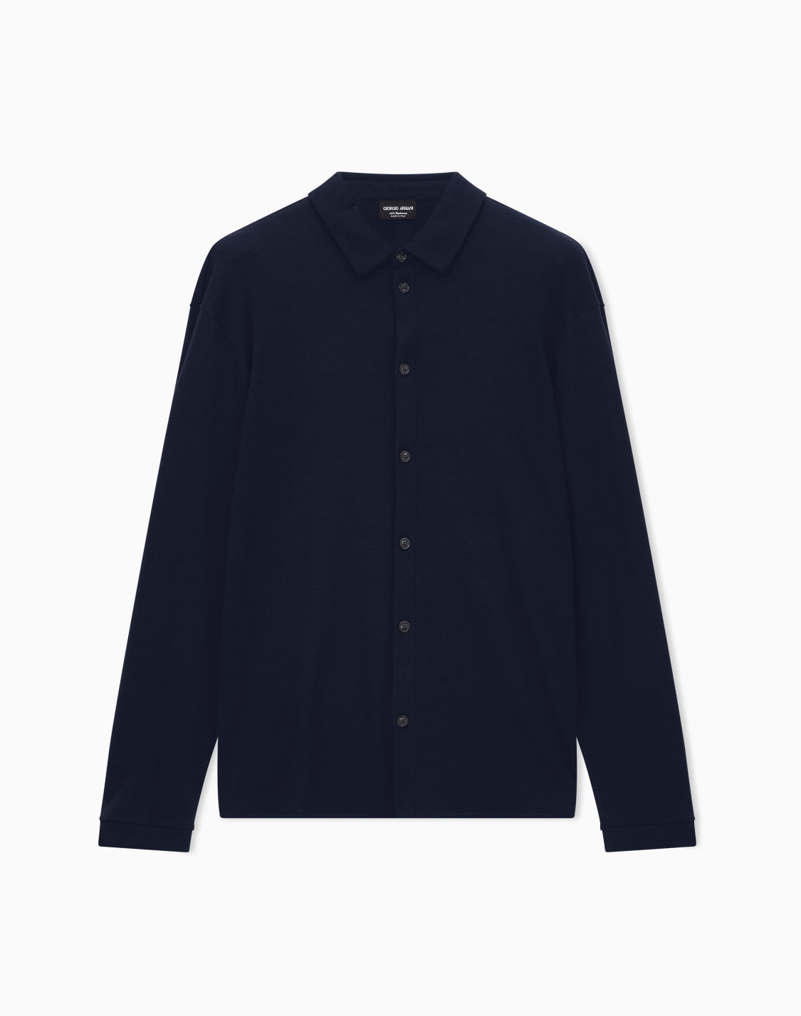 レギュラフィット-ジャジシャツ-カシミヤコレクション-ネイビブル--giorgio-armani