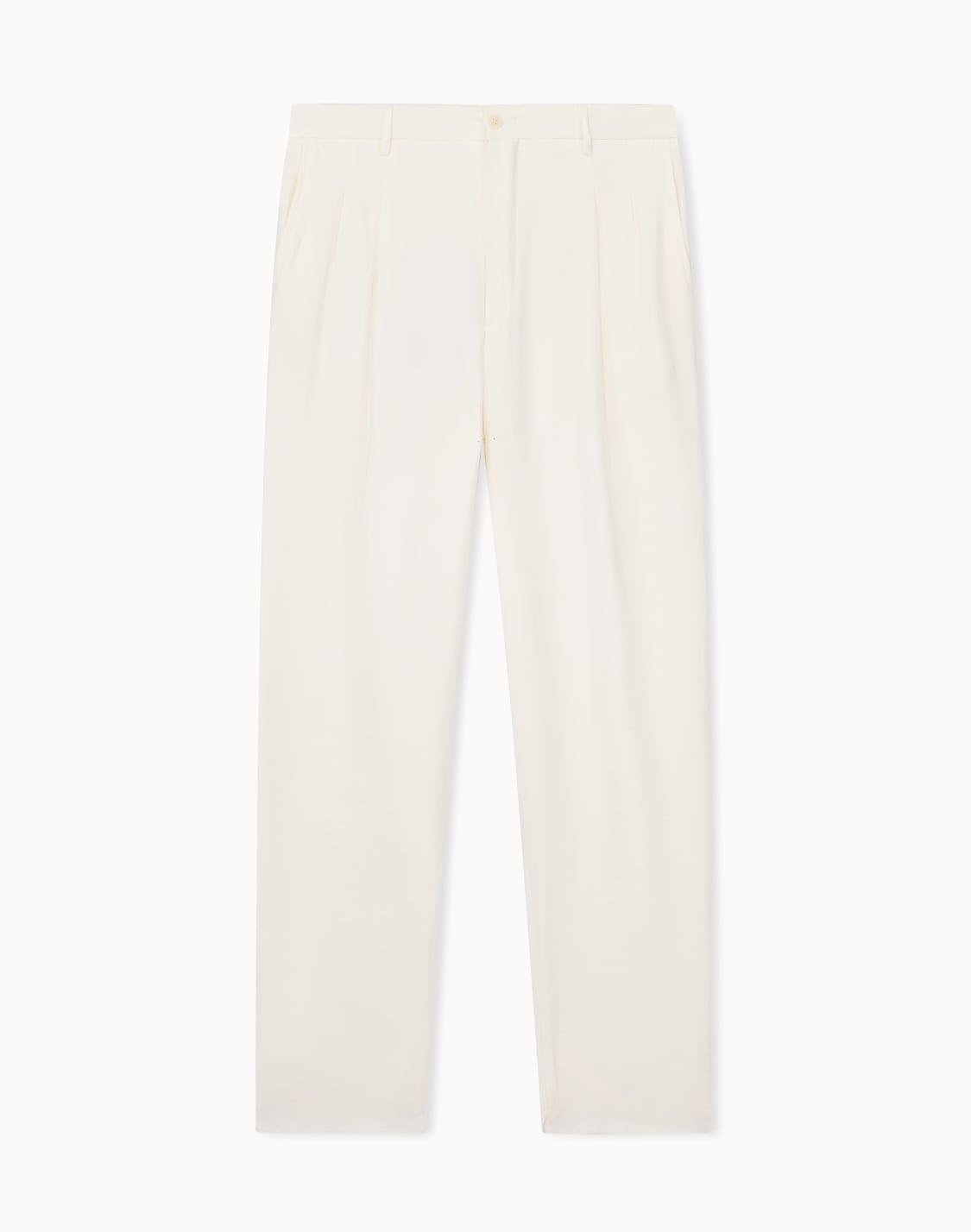pantalon-deux-pinces-en-serg-de-mlange-de-soie-blanc--giorgio-armani