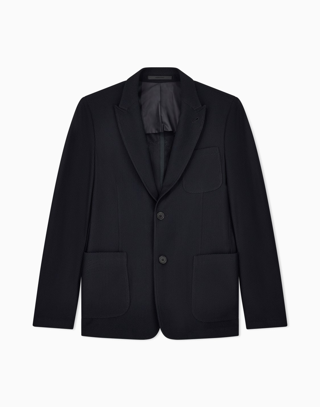 icon-single-breasted-jacket-in-technical-waffle-fabric-black--giorgio-armani