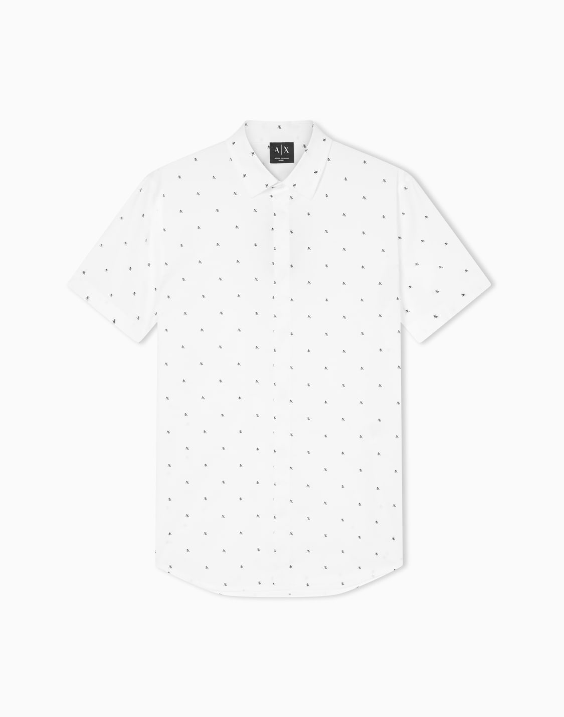 slim-fit-shirt-in-stretch-poplin-white--armani-exchange