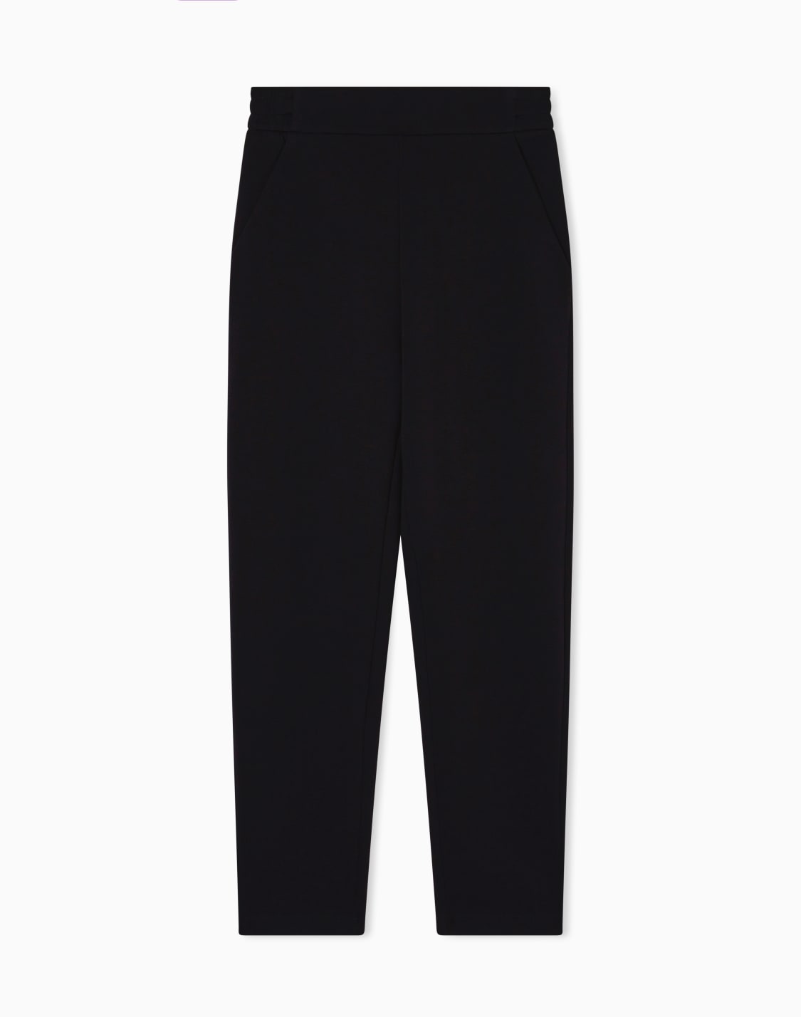 pantalones-en-punto-doble-negro--emporio-armani