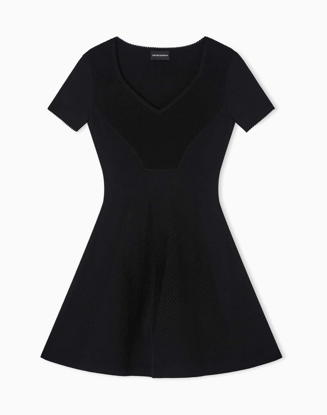 abito-in-tessuto-punto-stoffa-nero--emporio-armani