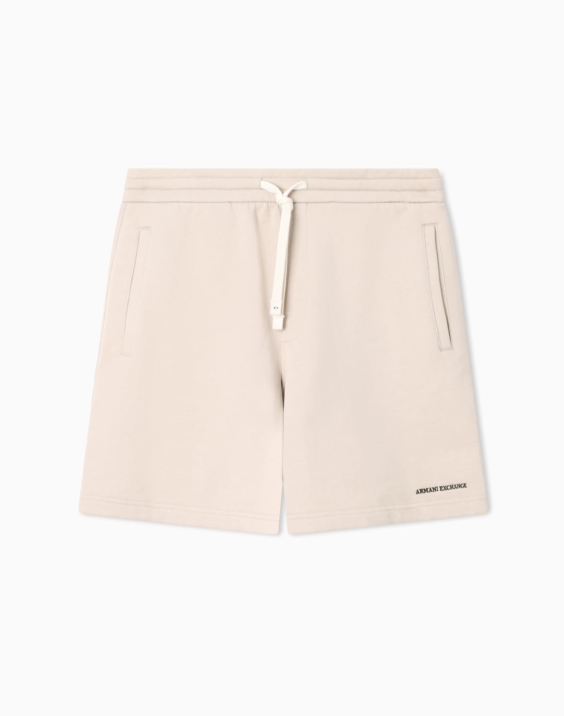 cotton-french-terry-sports-bermuda-shorts-beige--armani-exchange