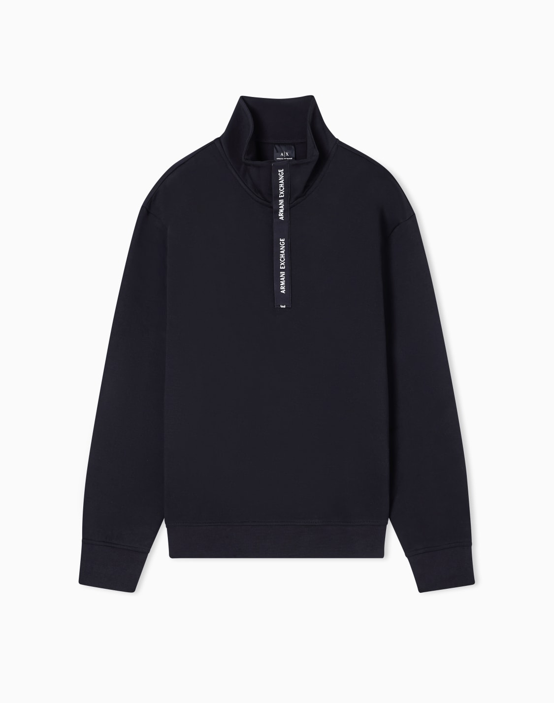 high-neck-sweatshirt-with-zip-patterned--armani-exchange
